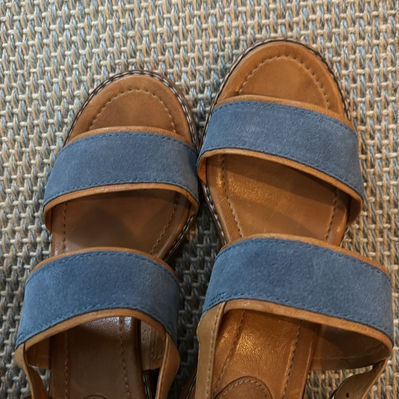 FRYE Brielle overlay sling block heal sandal, 6 - Picture 8 of 8